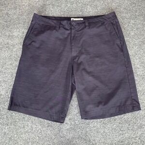 Travis Mathew Golf Shorts Mens 36 Blue Chino Flat Front Performance Activewear